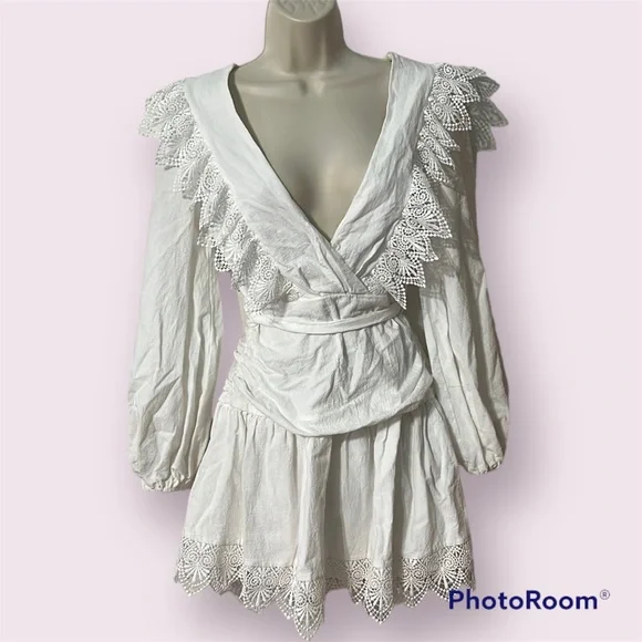 saints secrets Dresses Saints And Secrets White Cotton Mini